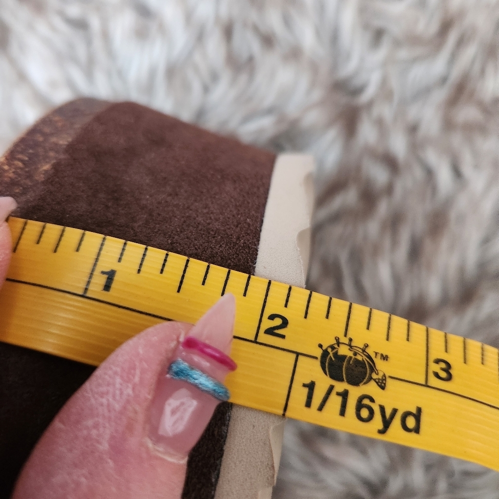 Free People Intentionally Blank Zona Platform Sandals Tobacco Brown Size EU 38 - Picture 11 of 13